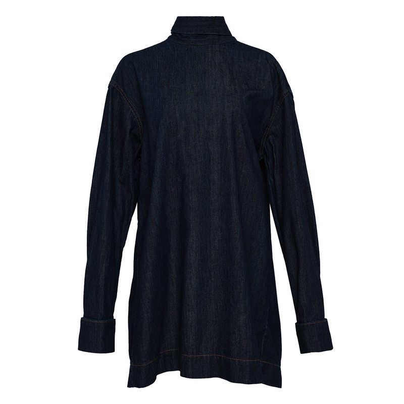 Loose Fit Blouse With Pleated Detail