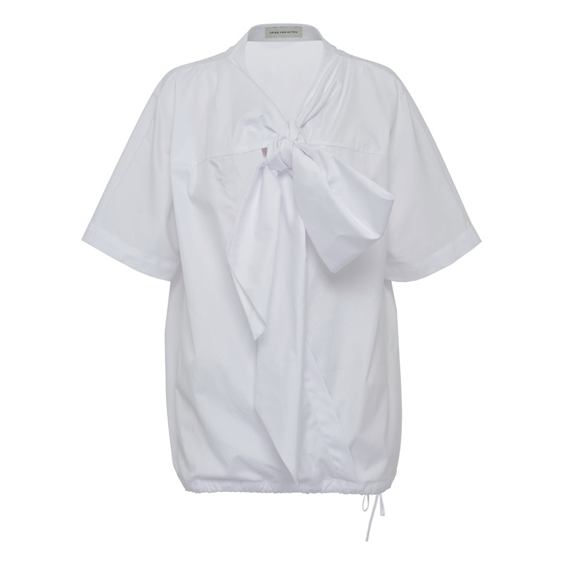 Oversize Bow Long Shirt