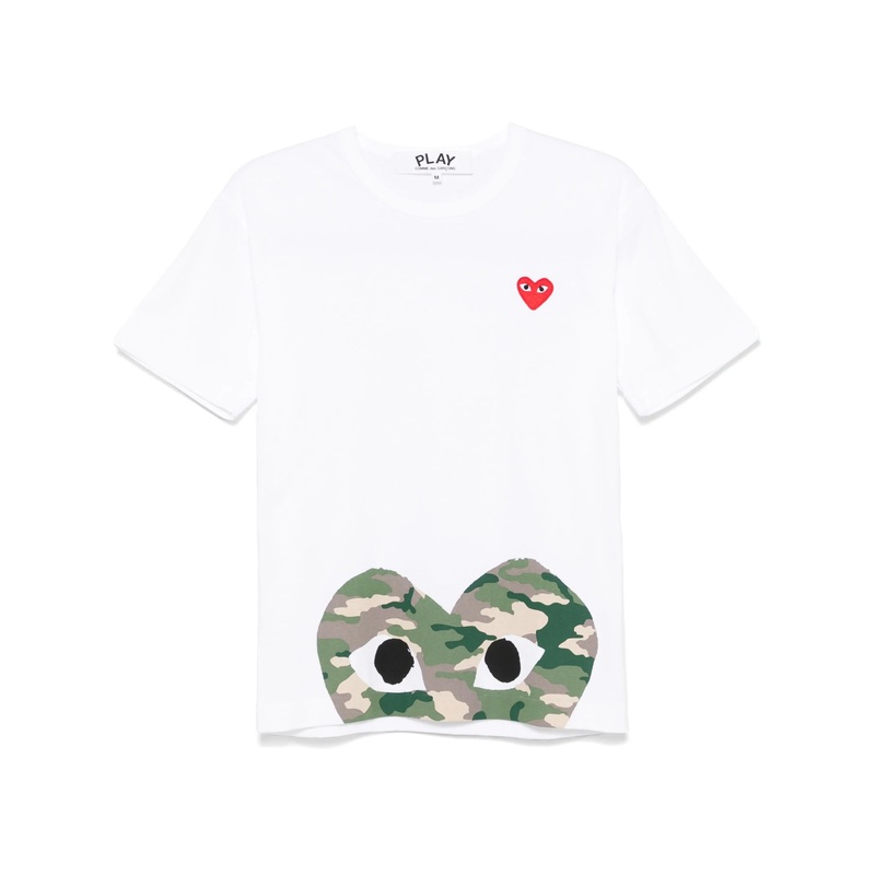 Camo Bottom Heart Short Sleeve Tee Unisex