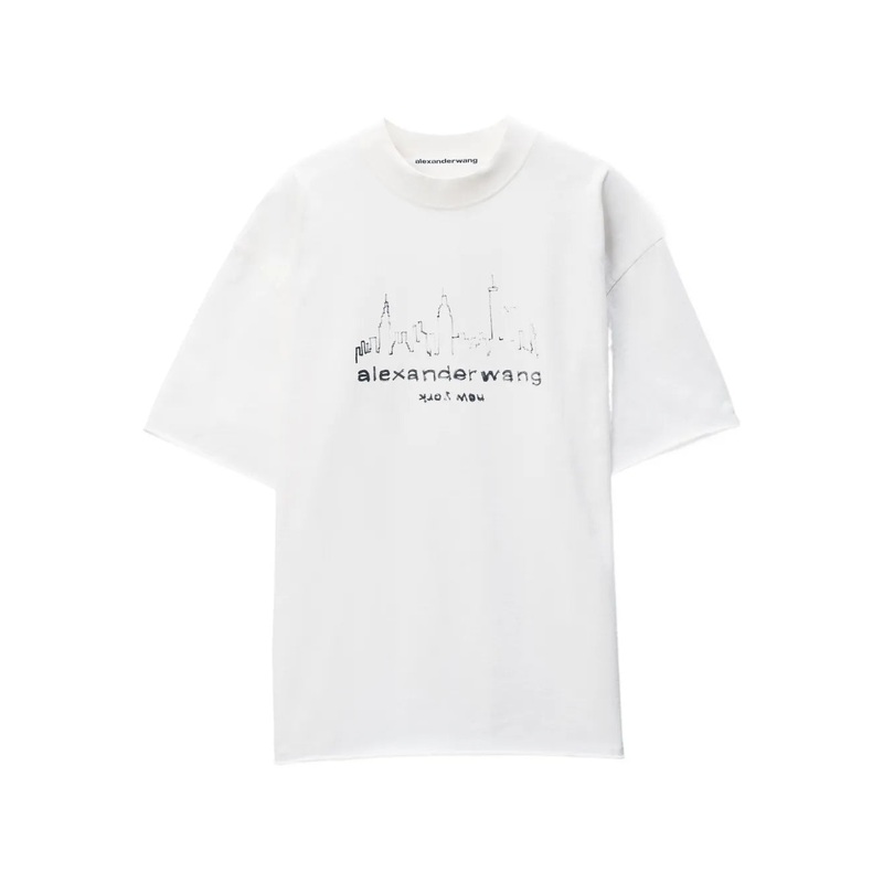 Cotton Oversized Logo T-Shirt