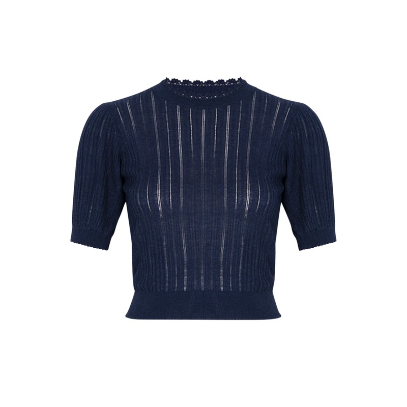 Gemma Short Sleeve Knit Top