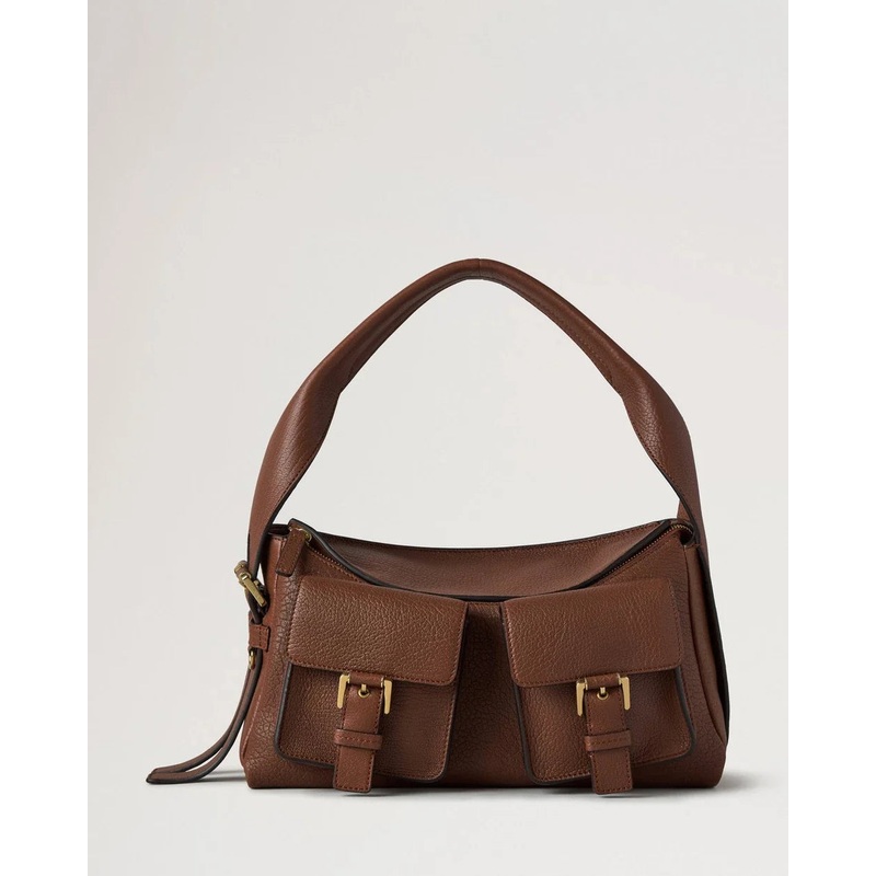 Maggie Shoulder Bag Bright Oak Natural Grain