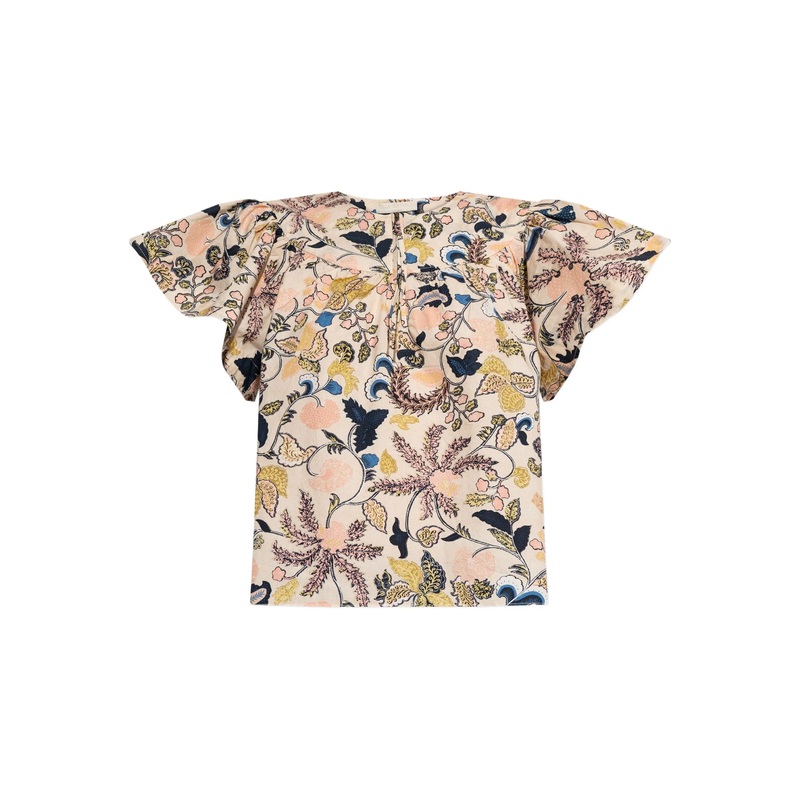 Perline Flutter Sleeve Blouse