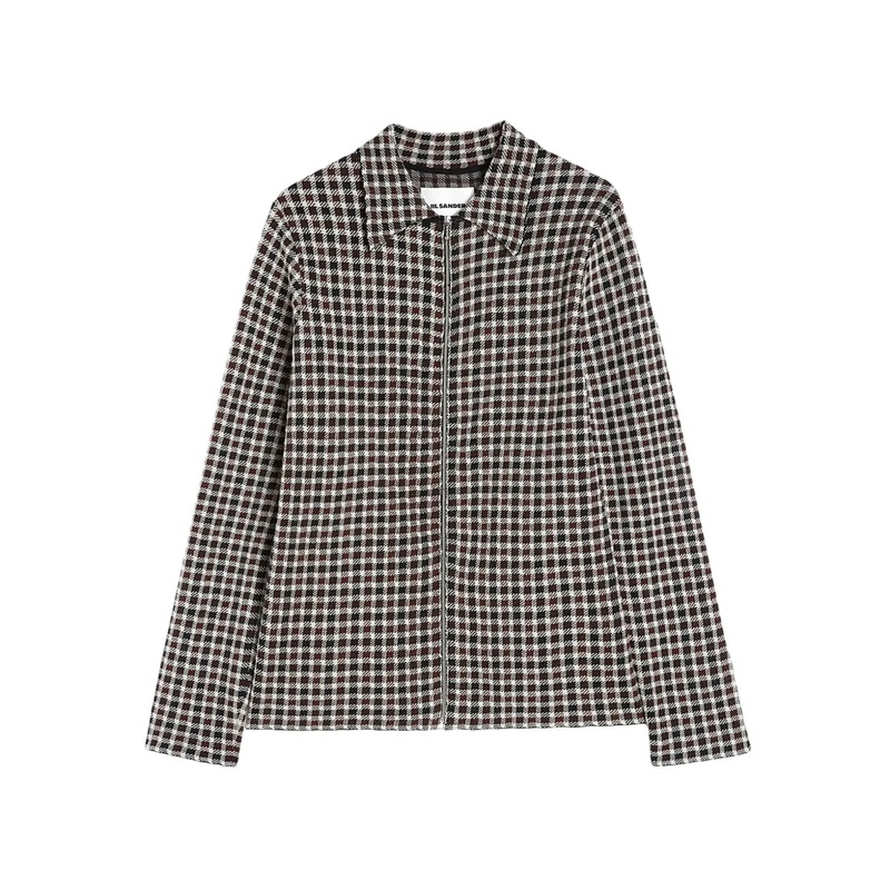 Polyester Brown Check Shirt