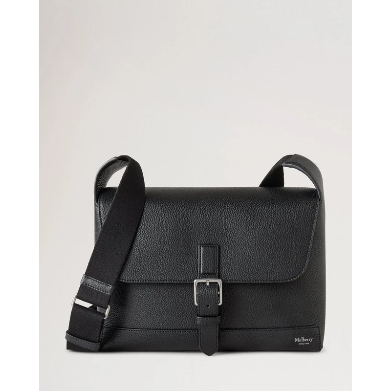 Small Chiltern Crossbody Messenger Black Small Classic Grain
