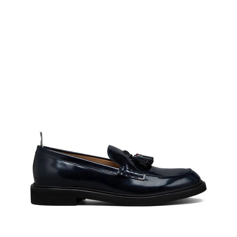 Spazzolato Leather Tassle Loafer Men