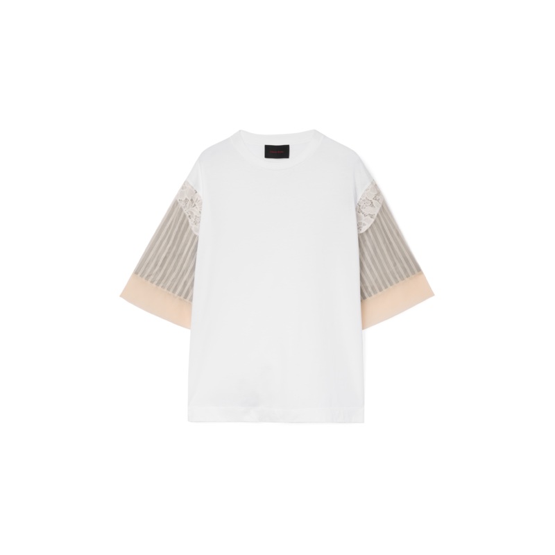 Trapped Lace Patchwork T-Shirt