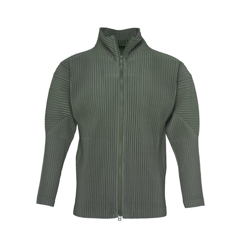 Color Pleats Blouson