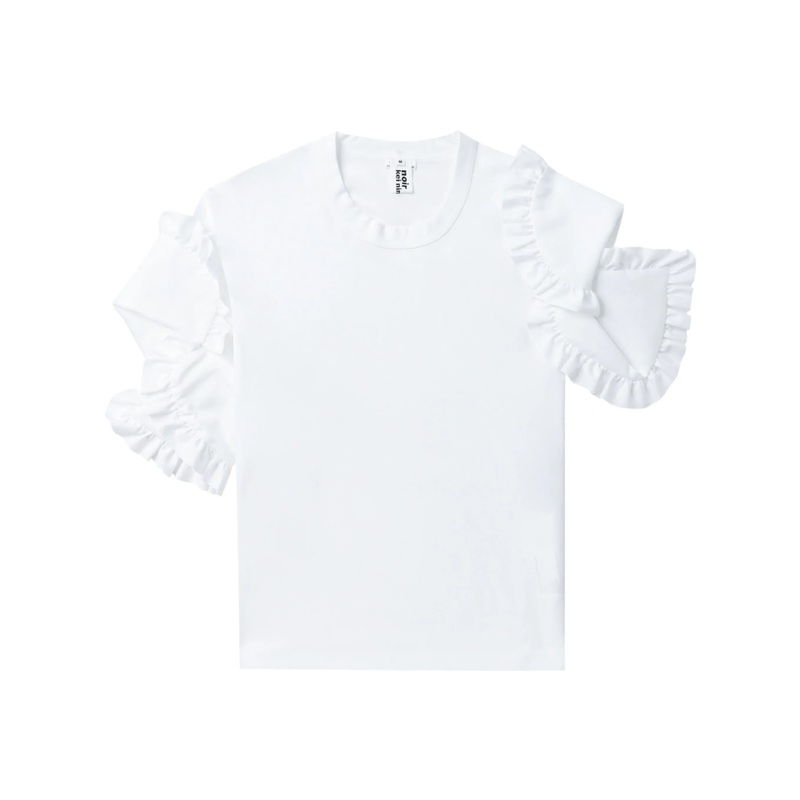 Frill Cut-Out T-Shirt