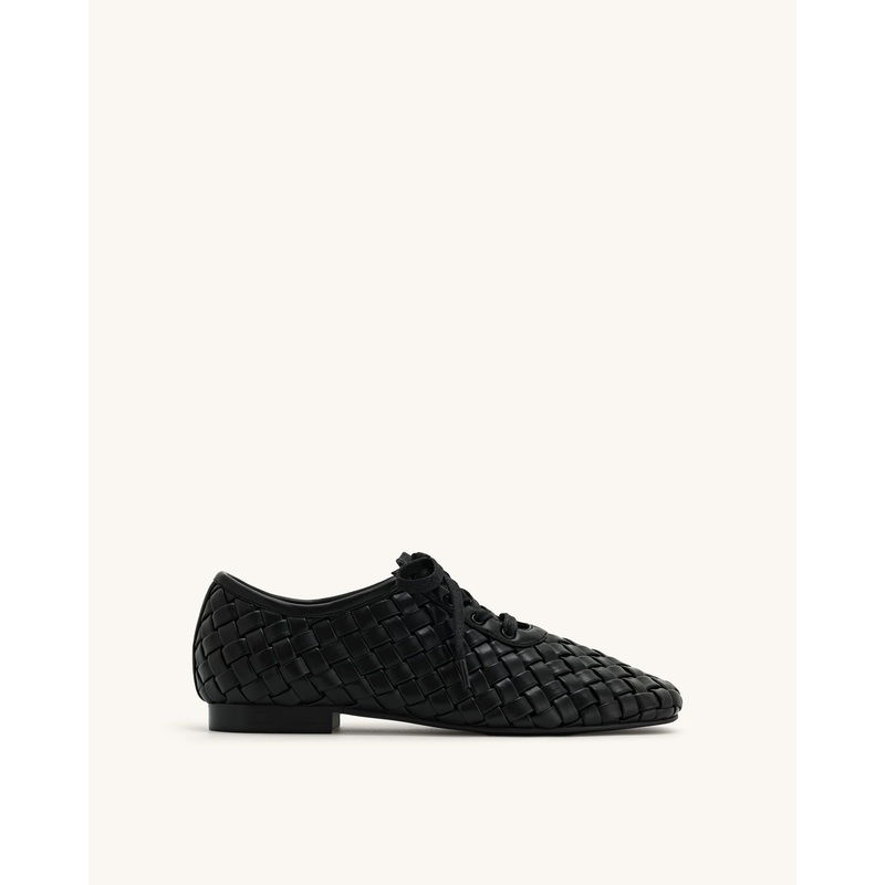 Kayla Weave Strap Flat Shoes