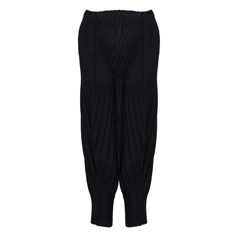 Linen Like Pleats Pleated Pant