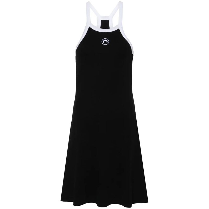 Organic Cotton Rib Flared Dress