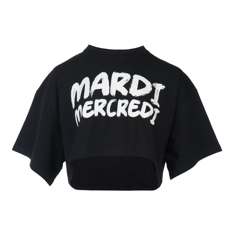 Oversized Cropped Brush Logo