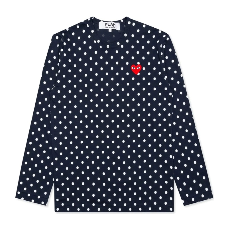 Red Emblem Polka Dots Tee Men