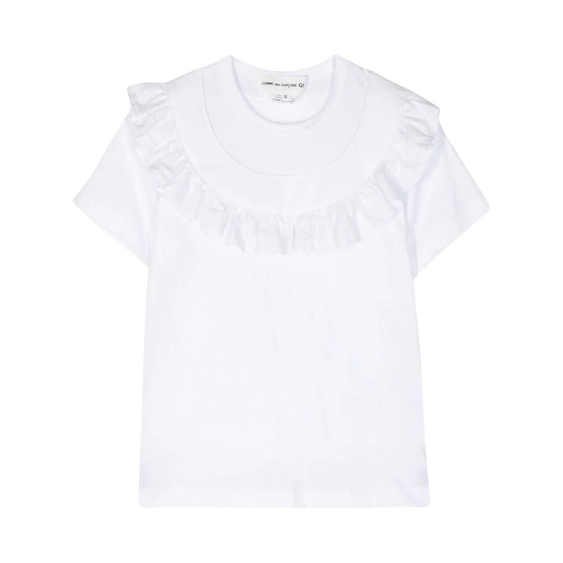 Ruffle-Detail Tee