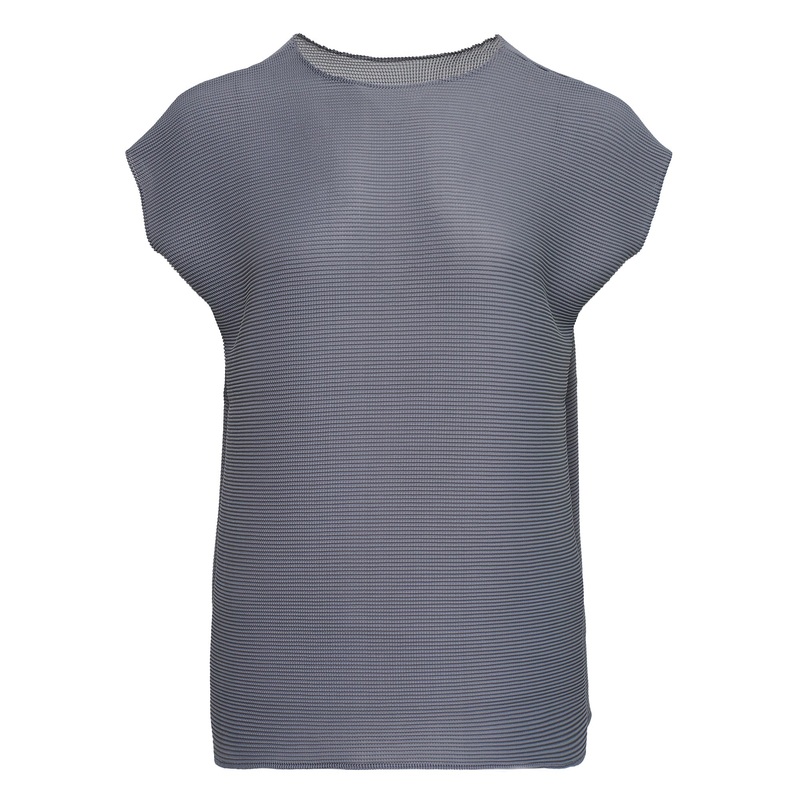 Square Stretch Pleats Top