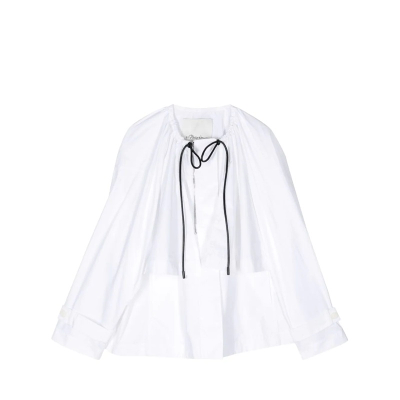 Blouson Jacket With Cord Detail