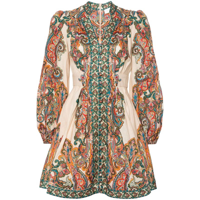 Ottie Plunge Mini Dress