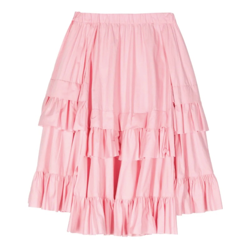 Ruffle Layered Full Skirt