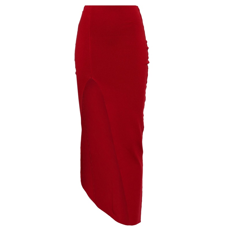 Skirt In Stretch Viscose Knit