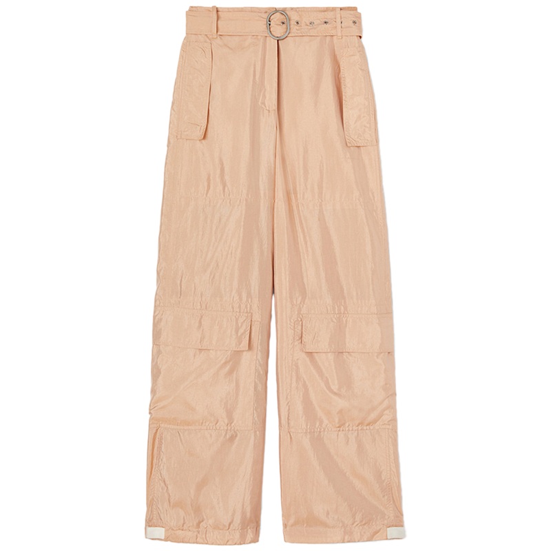 Belted Relaxed Fit Pants