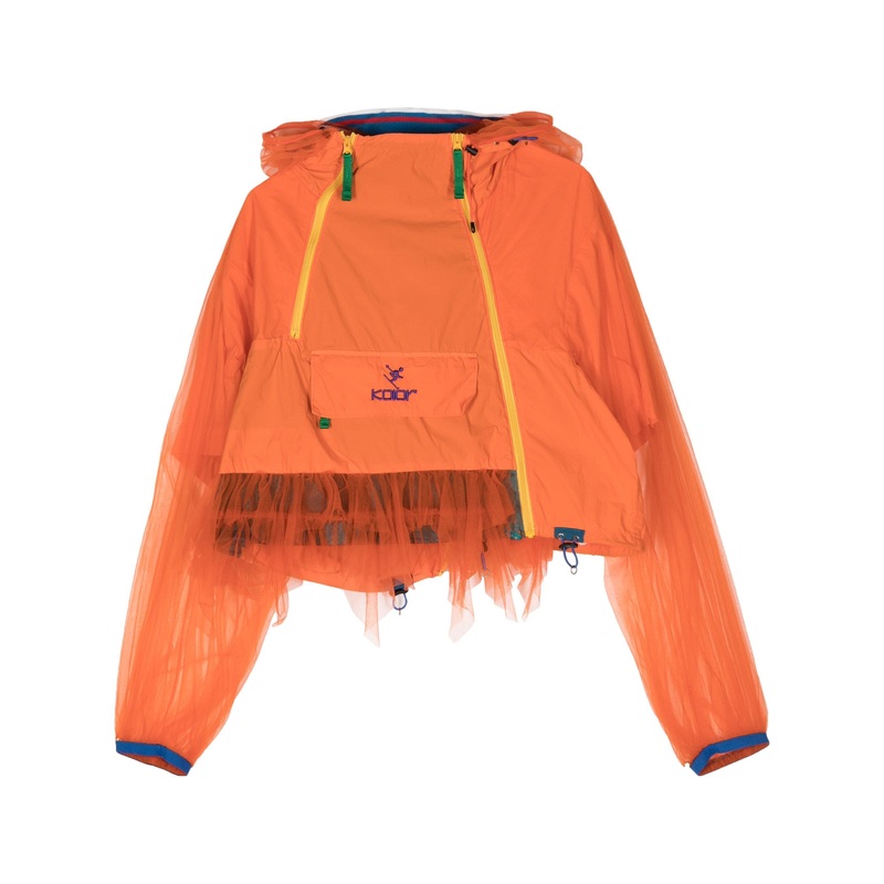 Orange Net Blouson