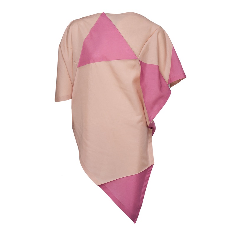 Triangle Print T Blouse