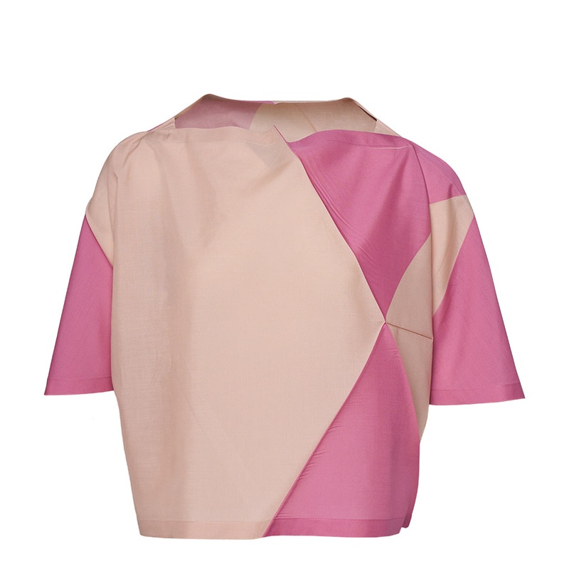 Triangle Print T Dress