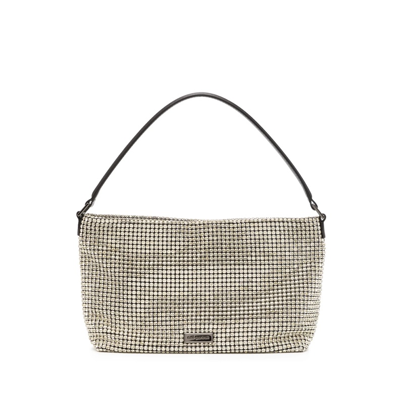 Champagne Diamante Medium Hobo