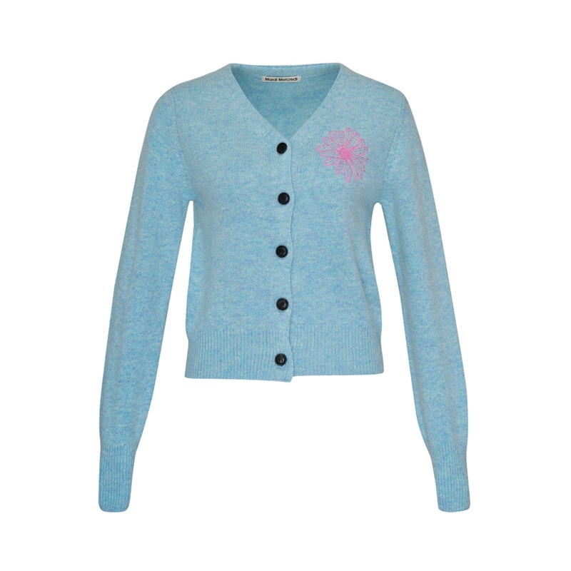 Raccoon Blended Cardigan V Neck