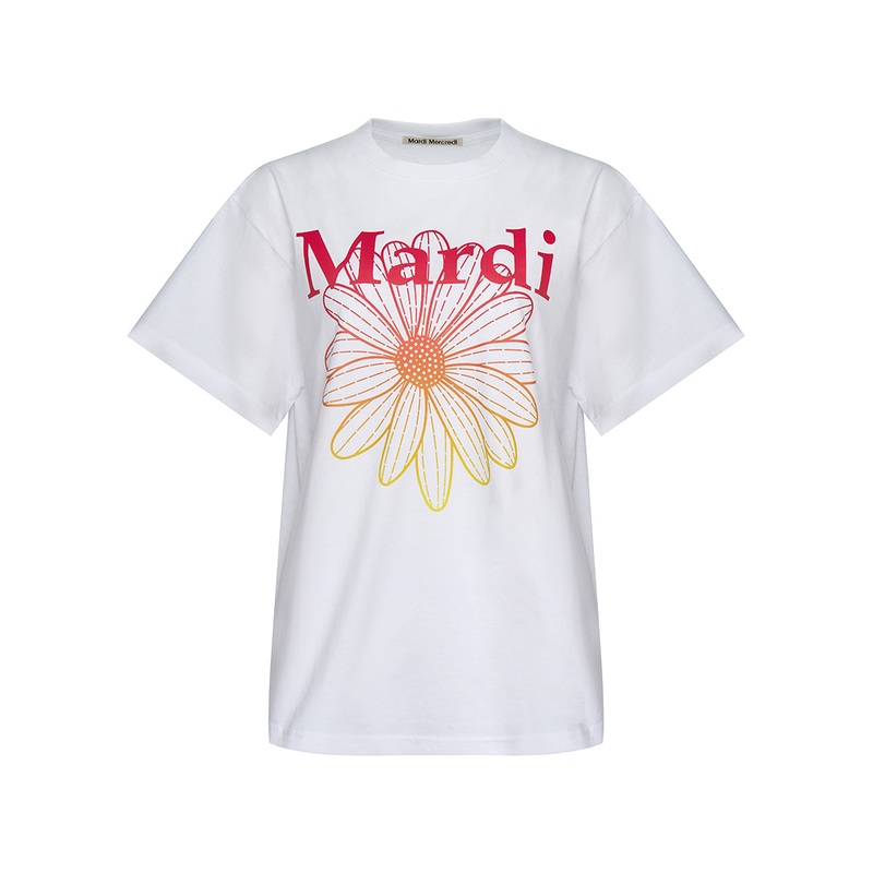 T-Shirt Flower Mardi Gradation