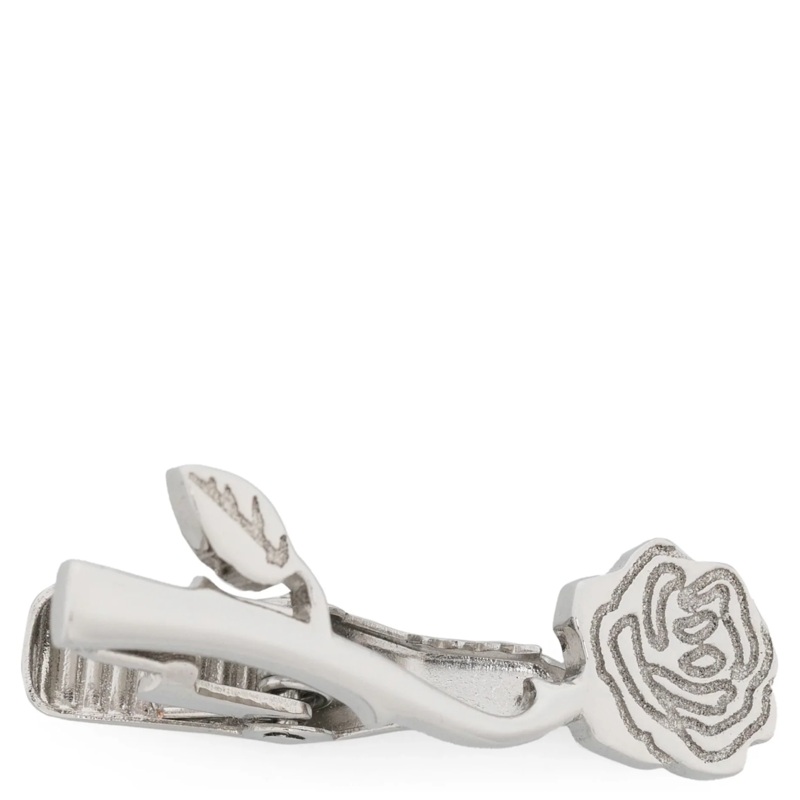 Brass Rose Icon Tie Bar Men