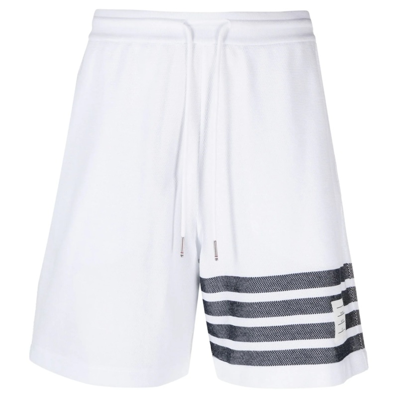 Cotton Pique 4-Bar Shorts Men