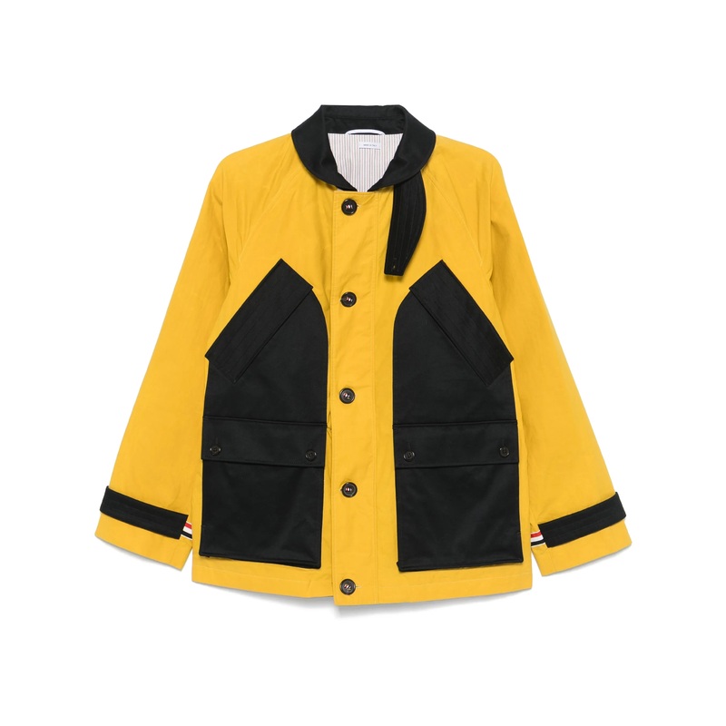 Cropped Shawl Collar Field Jacket Men