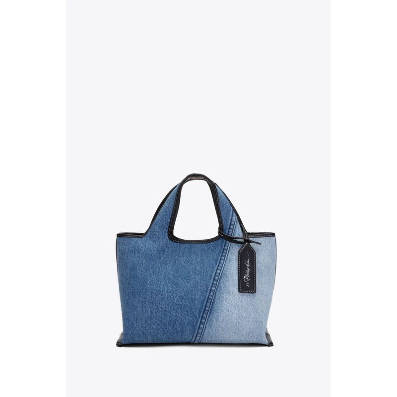 Denim Mini Market Tote