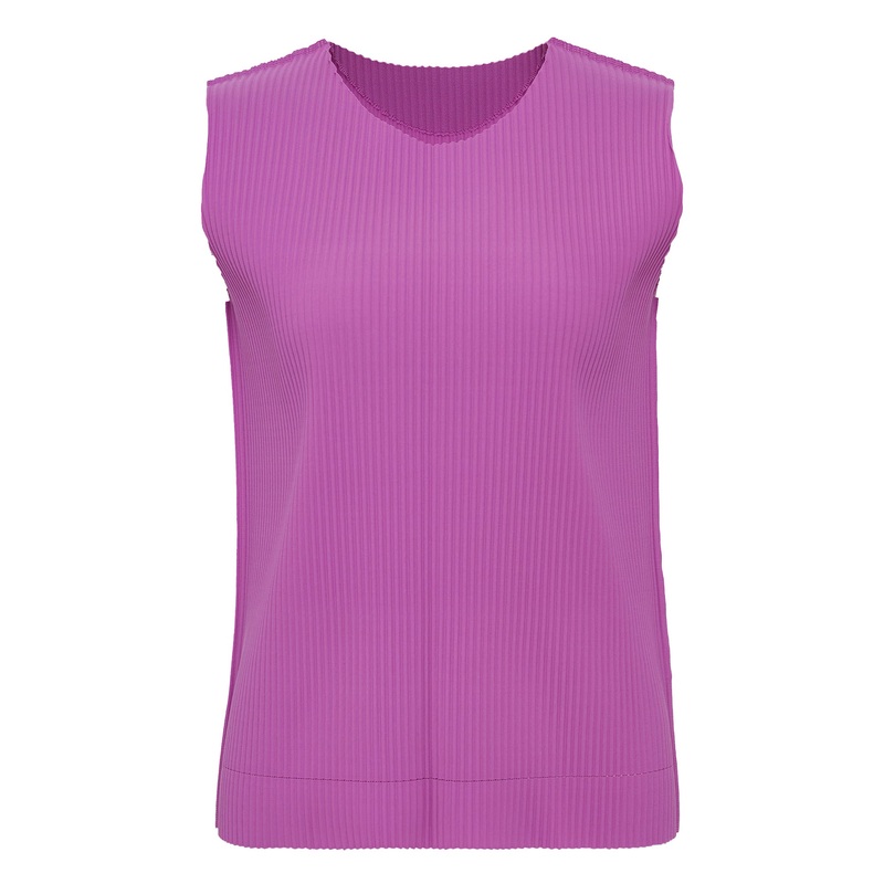 Fine Knit Pleats Color 1 Tank