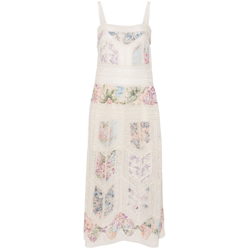 Halliday Lace Trim Slip Dress