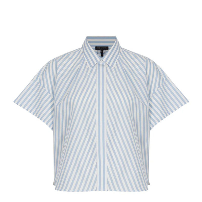 Martha Stripe Poplin Shirt
