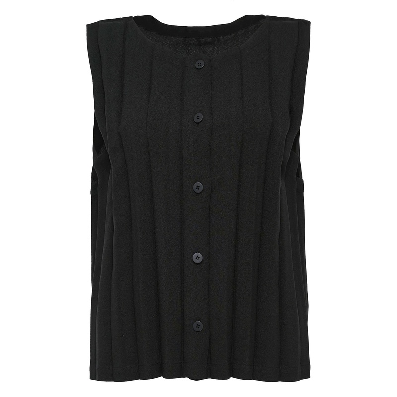 Ripple Pleats Tank Top