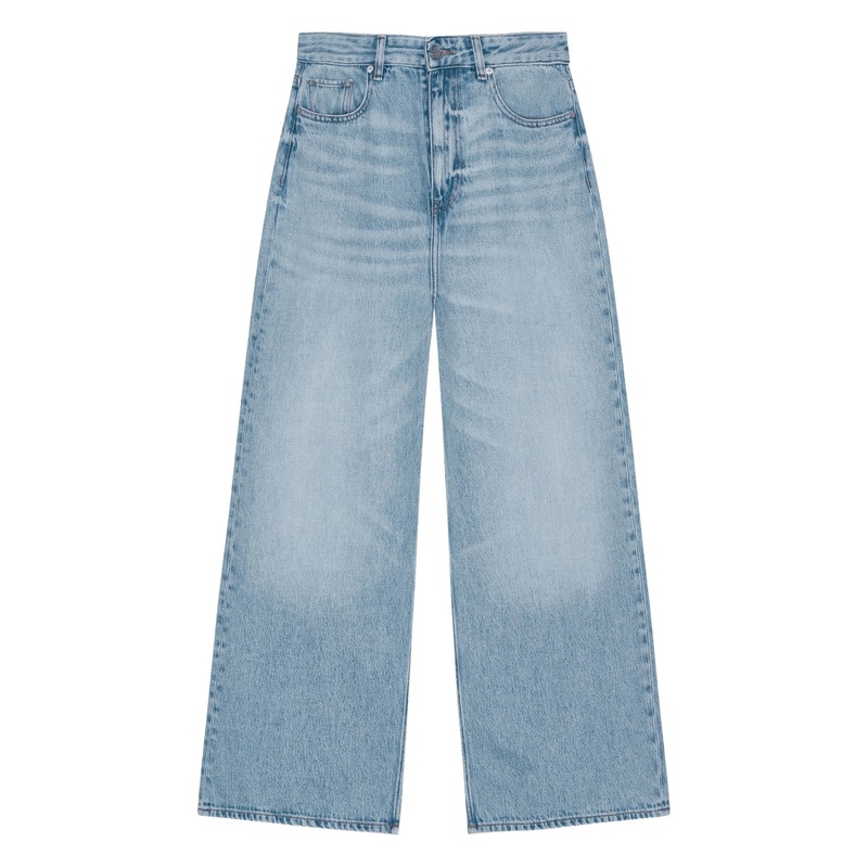 Soft Rigid Denim Baggy Jeans