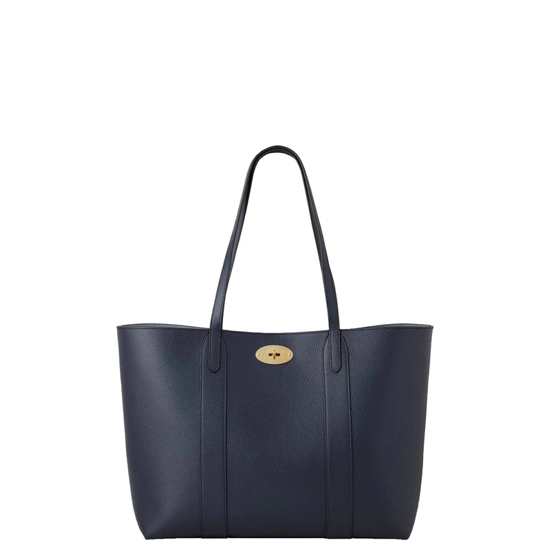 Bayswater Tote Night Sky & Poplin Blue Small Classic Grain With Contrast