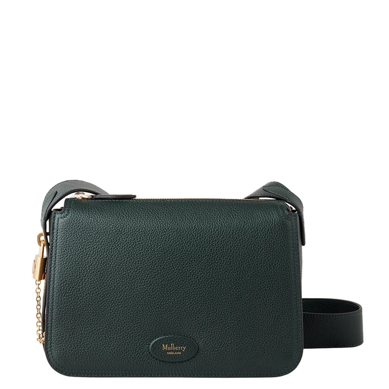 Billie Mulberry Green Small Classic Grain