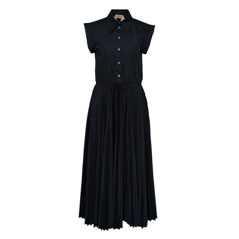 Cap Sleeves Shirt Dress