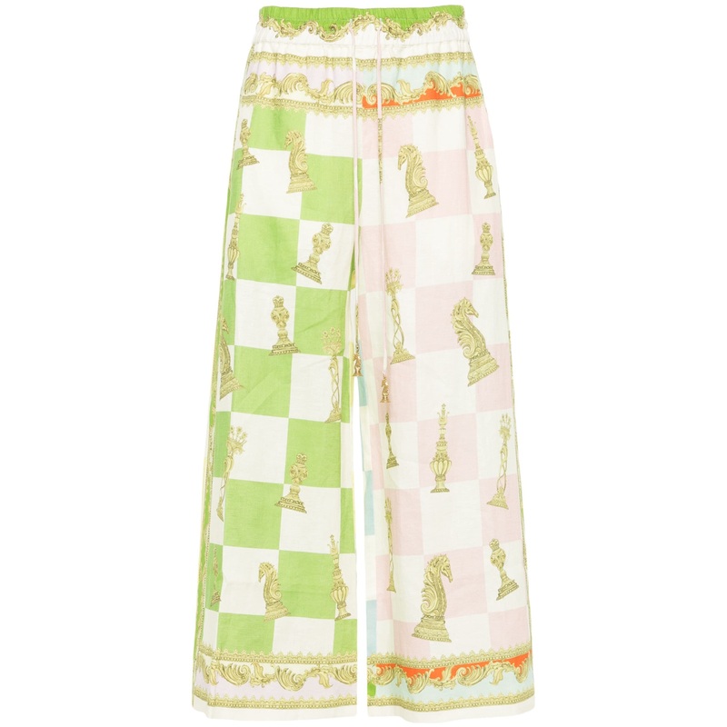 Checkmate Linen Pant