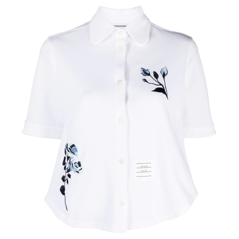 Classic Pique Rose Shirt Women