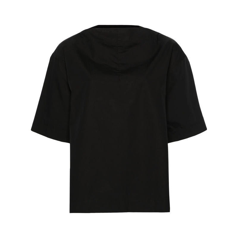 Dart-Neck Cotton Top