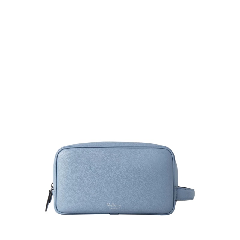 Heritage Wash Case Pale Slate Small Classic Grain