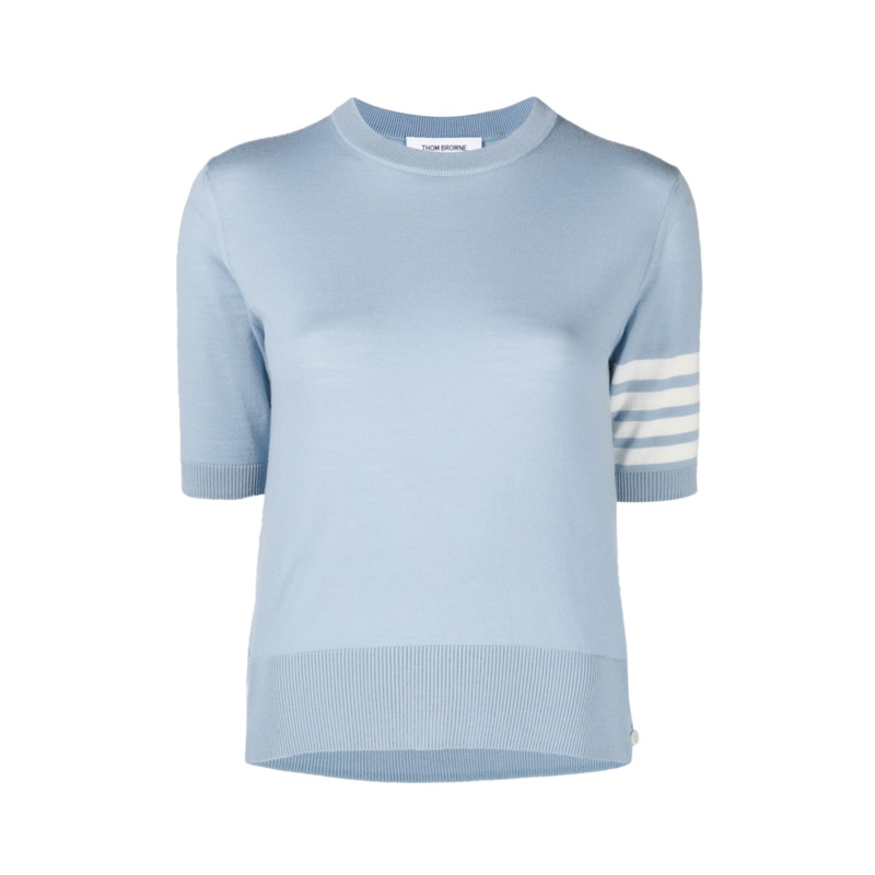 Merino Wool Jersey Stitch 4-Bar Tee Women