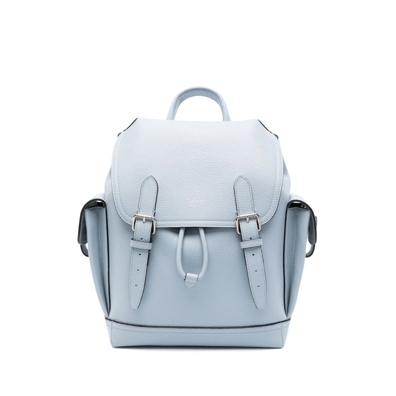 Mini Heritage Backpack Poplin Blue Small Classic Grain