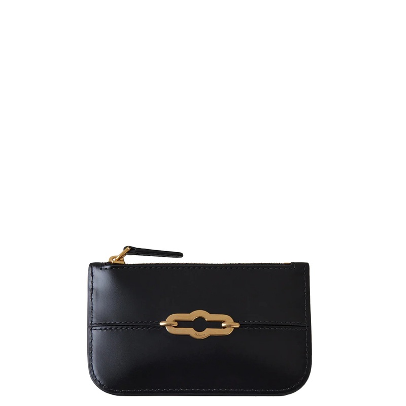 Pimlico Zipped Coin Pouch Black Super Lux Calf